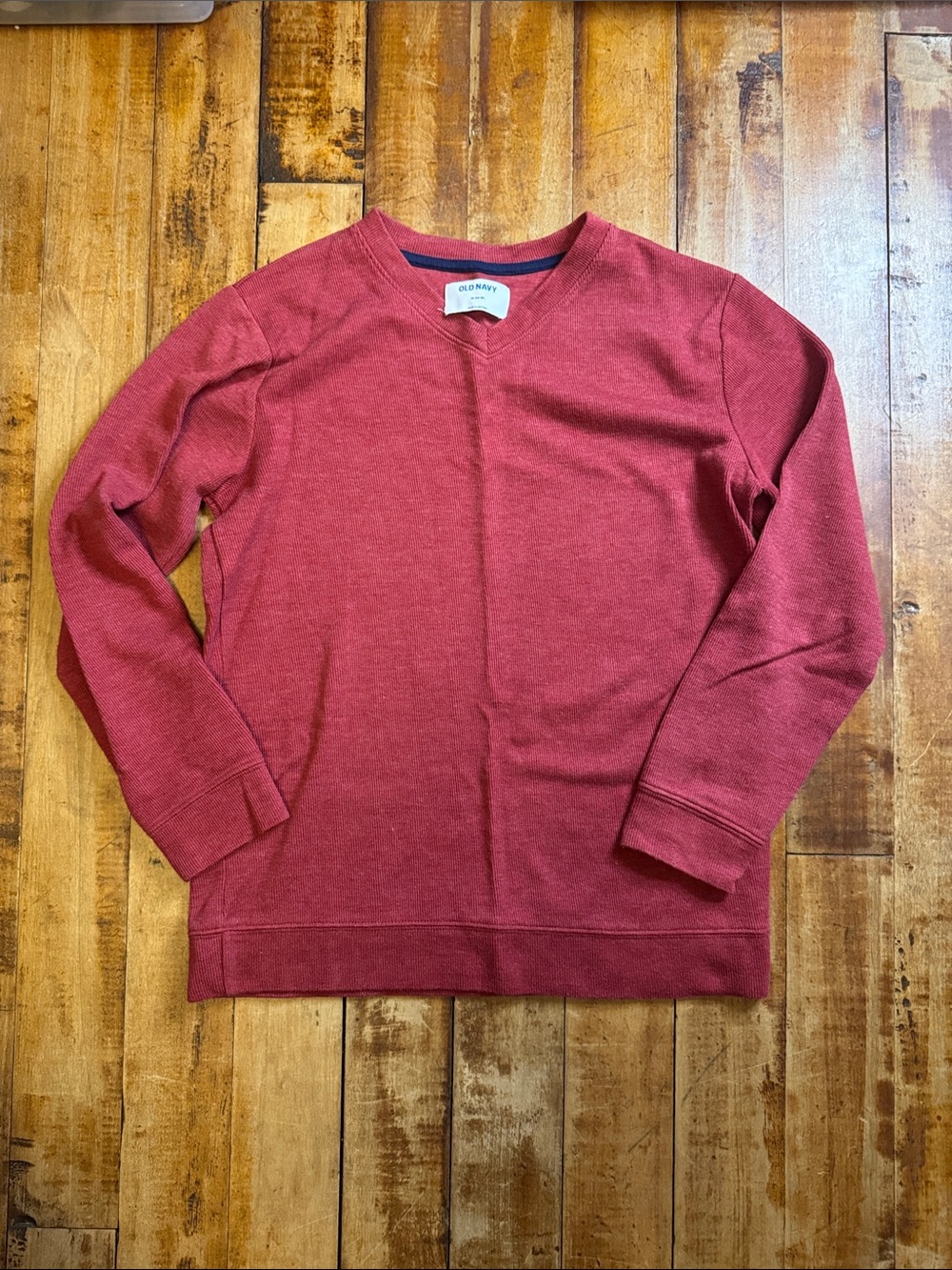 Old Navy long sleeve size 14 to 16 boys Red Sweater fall cotton XL boys